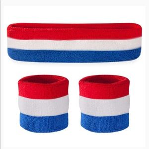 Retro Sweatband Set